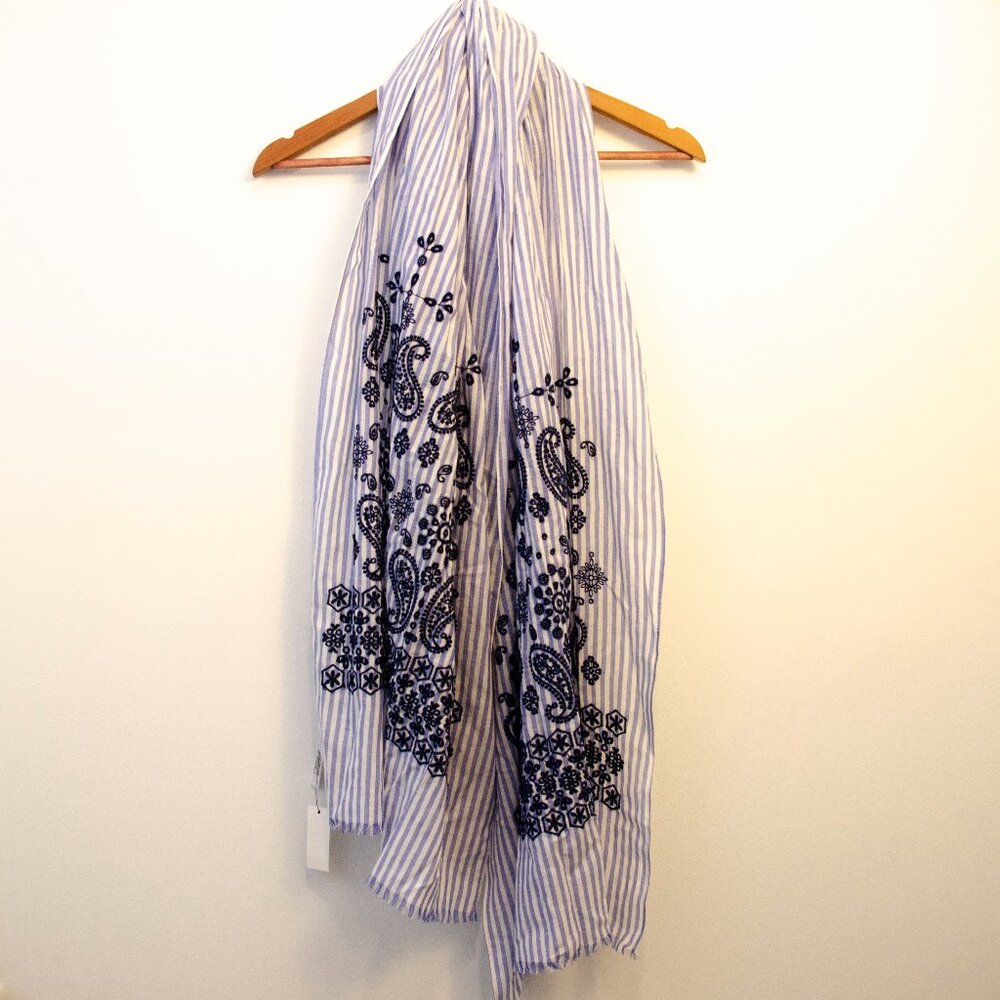 Embroidered Scarf - Talbots